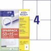 Avery-Zweckform 6601 univerzální etikety 105 x 148 mm papír bílá 260 ks trvalé barevná laserová tiskárna, laserová tiskárna Avery-Zweckform 6601 univerzální etikety 105 x 148 mm papír bílá 260 ks trvalé barevná laserová tiskárna, laserová tiskárna