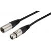 Monacor MECN-2000/SW XLR kabel [1x XLR zástrčka - 1x XLR zásuvka] 20 m černá