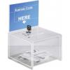 Sigel box pro promoakce s vhazovacím výřezem, zamykatelný VA151 transparentní (š x v x h) 15 x 15 x 21.2 cm 1 ks Sigel box pro promoakce s vhazovacím výřezem, zamykatelný VA151 transparentní (š x v x h) 15 x 15 x 21.2 cm 1 ks