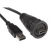 RS PRO Kabel USB Vnější, řada: GT111220, A: USB typu A, 2.1 m Vnější, Černá, B: USB typu A RS PRO Kabel USB Vnější, řada: GT111220, A: USB typu A, 2.1 m Vnější, Černá, B: USB typu A