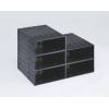 1658056 kryt pro zásuvkový systém (š x v x h) 242 x 102 x 345 mm černá 1 ks
