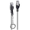 LINDY 47609 RJ45 síťové kabely, propojovací kabely CAT 6A S/FTP 20.00 m šedá 1 ks
