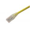 HellermannTyton Connectivity Kat6 Ethernetové kabely, Žlutá, Nízko dýmivý bezhalogenový, A: RJ45 1 m, B: RJ45, typ