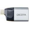 Dicota D32047 USB-C® / HDMI adaptér [1x USB-C® zástrčka - 1x HDMI zásuvka] stříbrná 4K UHD, s nabíjecí zásuvkou 0 mm