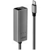LINDY Lindy - Netzwerkadapter - USB-C 3.1 - 10M/100M/1G/2,5 Gigabit Ethernet síťový adaptér 2.5 GBit/s USB-C™ (USB 3.1 Gen 1), Gigabit LAN (1/2,5 Gbit/s) , RJ45