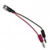 Mueller Electric BU-5120-A-4-0 měřicí kabel BNC zástrčka banánková zástrčka 0.1 m černá, červená 1 ks Mueller Electric BU-5120-A-4-0 měřicí kabel BNC zástrčka banánková zástrčka 0.1 m černá, červená 1 ks