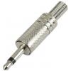 TRU COMPONENTS 1572331 jack konektor 3.5 mm zástrčka, rovná Pólů: 2 mono stříbrná 1 ks TRU COMPONENTS 1572331 jack konektor 3.5 mm zástrčka, rovná Pólů: 2 mono stříbrná 1 ks