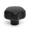 Upínací knoflík Termoplast barva Černá Mnohonásobné výstupky M5 RS PRO Se závitem Upínací knoflík Termoplast barva Černá Mnohonásobné výstupky M5 RS PRO Se závitem