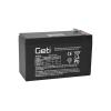 Baterie olověná 12V 7.0Ah GETI (konektor 4,75 mm)