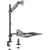 My Wall držák na stůl pro monitor HL63L 1 Displej: (s) 43,2 cm (17) - 81,3 cm (32) černá nastavitelná výška, naklápěcí, nakláněcí, odkládací místo na klávesnici