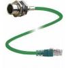 Pepperl+Fuchs V1D-M16H-GN1M-PUR-E1S-V45-G upravený zástrčkový konektor pro senzory - aktory, 70132083, piny: 4, 8, 1 m, 1 ks