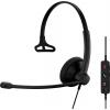 EPOS IMPACT 100 MS Headset otevřená (On Ear) kabelová mono černá Potlačení hluku headset, Vypnutí zvuku mikrofonu, regulace hlasitosti, Tlačítko Microsoft EPOS IMPACT 100 MS Headset otevřená (On Ear) kabelová mono černá Potlačení hluku headset, Vypnutí zvuku mikrofonu, regulace hlasitosti, Tlačítko Microsoft