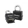 Master Lock Kombinovaný visací zámek Kombinovaný visací zámek, Mosaz 9 mm třmen, Černá