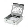 Podlahová krabice Šedá 272mm x 272 mm MK Electric 32 mm Podlahová krabice Šedá 272mm x 272 mm MK Electric 32 mm