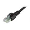 Dätwyler Cables Cat6a Ethernetové kabely, Černá, Nízko dýmivý bezhalogenový, A: RJ45 2 m Vnější, B: RJ45 Vnější, typ