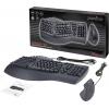Perixx PERIDUO-512 DE B kabelový sada klávesnice a myše ergonomická německá, QWERTZ černá