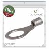 Quadrios 23C504 kulaté kabelové oko Průřez (max.)=2.5 mm² Ø otvoru=8.5 mm bez izolace 100 ks Quadrios 23C504 kulaté kabelové oko Průřez (max.)=2.5 mm² Ø otvoru=8.5 mm bez izolace 100 ks