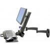 Ergotron držák na zeď pro monitor Combo Arm Serie 200 1 Displej: (s) 25,4 cm (10) - 61 cm (24) černá odkládací místo na klávesnici, naklápěcí, nakláněcí,
