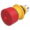 EAO 61-6451.4277 Uvolnění kroucením Tlačítko nouzového vypínače Montáž do panelu 16 mm 1 NO/1 NC IP67, IP66, IP69K