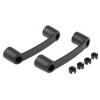 Držadlo barva Černá, Plastové, Matný, délka: 145 mm x 40 mm x 29mm RS PRO Držadlo barva Černá, Plastové, Matný, délka: 145 mm x 40 mm x 29mm RS PRO