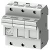 Držák pojistek s montáží na lištu DIN 50A 690V Siemens 14 x 51 mm 3pólový Držák pojistek s montáží na lištu DIN 50A 690V Siemens 14 x 51 mm 3pólový