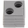CONTA-CLIP KDS-DE 2X8 GR termoplastický elastomer , šedá, 10 ks