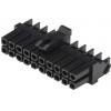 Molex Ochranný kryt konektoru, řada: Micro-Fit Vnější, rozteč: 3 mm, počet kontaktů: 20, počet řad: 2, orientace těla: