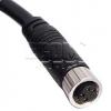 Kabel M8 se zásuvkou AMP 8-04AFFM-SL7A01, 4 piny, 3 A, 30 V, 1 m, IP67 Kabel M8 se zásuvkou AMP 8-04AFFM-SL7A01, 4 piny, 3 A, 30 V, 1 m, IP67