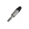 Re-An Products Konektor jack, Kabel, Stereo Vnější, 1/4 in, orientace těla: Rovný, materiál kontaktu: Mosaz, materiál