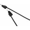 měřicí kabel VOLTCRAFT MSB-100-1-SW MSB-100-1-SW, [lamelová zástrčka 4 mm - lamelová zástrčka 4 mm], 1 m, černá