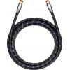 antény, SAT kabel [1x F zástrčka - 1x F zástrčka] 125 dB pozlacené kontakty, opletený černá, šedá Oehlbach XXL® Transmission Ultra