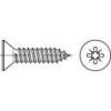 TOOLCRAFT 147734 zápustné šrouby se zápustnou hlavou 4.2 mm 80 mm křížová drážka Pozidriv ocel galvanizováno zinkem 250 ks