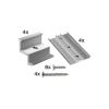 Držák k solárním vanám pro panely š. 1038 mm, tloušťka 30 mm