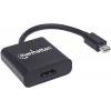 Manhattan 152570 Mini-DisplayPort adaptér [1x mini DisplayPort zástrčka - 1x HDMI zásuvka] černá stíněný, UL certifikace 15.00 cm
