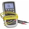 VOLTCRAFT MSL-504 měřicí kabel zástrčka 4 mm zkušební hroty 1.20 m žlutá 1 ks