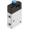 Pneumatický ventil s ručním ovládáním, řada: VMEF Plunžr G 1/8 G, materiál tělesa: Hliníková slitina 8031335, teplotní