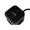 Prodlužovací kabel HUSLOG 20W Black 1,5m Prodlužovací kabel HUSLOG 20W Black 1,5m