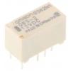Omron Signálové relé DPDT Montáž na plošný spoj 2A 12V dc HFD4 Omron Signálové relé DPDT Montáž na plošný spoj 2A 12V dc HFD4