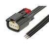 Molex Automobilový konektor, počet kontaktů: 2 barva Černá, Kabel, řada: 216281 Krimpovací, IP67 Molex Automobilový konektor, počet kontaktů: 2 barva Černá, Kabel, řada: 216281 Krimpovací, IP67