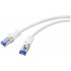 Renkforce RF-5771522 RJ45 síťové kabely, propojovací kabely CAT 6A S/FTP 1.00 m bílá bez halogenů 1 ks Renkforce RF-5771522 RJ45 síťové kabely, propojovací kabely CAT 6A S/FTP 1.00 m bílá bez halogenů 1 ks