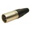 RS PRO Konektor XLR, počet kontaktů: 4, orientace těla: Rovný Vnější, pokovení: Stříbrná, Kabel