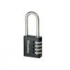 Master Lock Kombinovaný visací zámek Kombinovaný visací zámek, Hliník Vnitřní 6 mm třmen, Černá 40mm Master Lock Kombinovaný visací zámek Kombinovaný visací zámek, Hliník Vnitřní 6 mm třmen, Černá 40mm