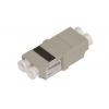 Adaptér pro optická vlákna FBAMMBG-LCLCDX-FL001, řada: HT-DS-FIBRE-ADAPTORS-R10, LC k LC Vícerežimové barva Béžová