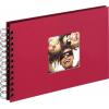walther+ design SA-109-R album se spirálovou vazbou (š x v) 23 cm x 17 cm červená 40 Seiten