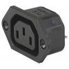 Schurter 6600.3100 IEC zástrčka C13/C14 zástrčka, rovná Počet kontaktů: 3 10 mA černá 1 ks Schurter 6600.3100 IEC zástrčka C13/C14 zástrčka, rovná Počet kontaktů: 3 10 mA černá 1 ks