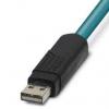 Phoenix Contact Kabel USB do zásuvky IC Vnitřní, A: USB typu A, 2 m Vnější, Černá, B: Bez koncovky Phoenix Contact Kabel USB do zásuvky IC Vnitřní, A: USB typu A, 2 m Vnější, Černá, B: Bez koncovky