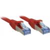 LINDY 47162 RJ45 síťové kabely, propojovací kabely CAT 6A S/FTP 1.00 m červená s ochranou 1 ks LINDY 47162 RJ45 síťové kabely, propojovací kabely CAT 6A S/FTP 1.00 m červená s ochranou 1 ks