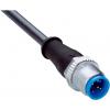Kabel konektoru, A: Vnější, A: M12, Rovný 5, B: Volný konec kabelu, B: Neuzavřený, 125 V ac, 125V dc, IP67, IP65, IP66K, Kabel konektoru, A: Vnější, A: M12, Rovný 5, B: Volný konec kabelu, B: Neuzavřený, 125 V ac, 125V dc, IP67, IP65, IP66K,