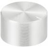 TRU COMPONENTS TC-11696456 otočný knoflík s označením stříbrná (Ø x v) 23 mm x 13 mm hliník, plast 1 ks