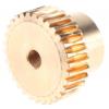 RS PRO Šnekové ozubené kolo, 0.8, průměr rozteče: 24.16 mm 30, 20 °, Bronz 18 mm RS PRO Šnekové ozubené kolo, 0.8, průměr rozteče: 24.16 mm 30, 20 °, Bronz 18 mm